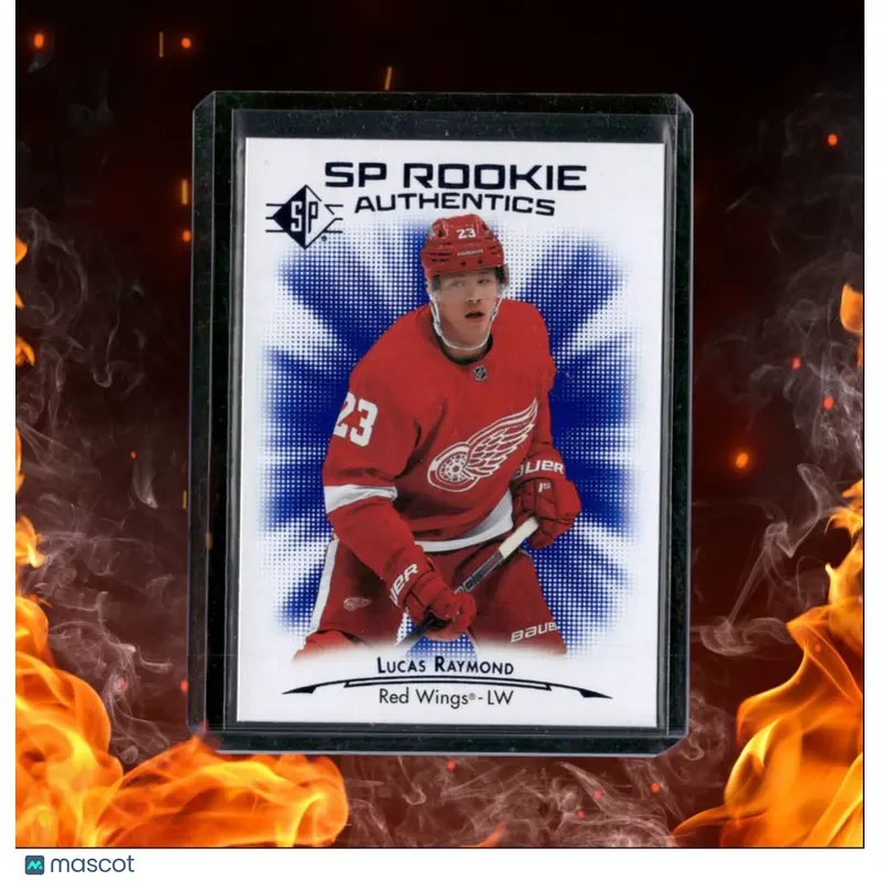 2022-23 Upper Deck SP Lucas Raymond Authentics Blue Rookie #132