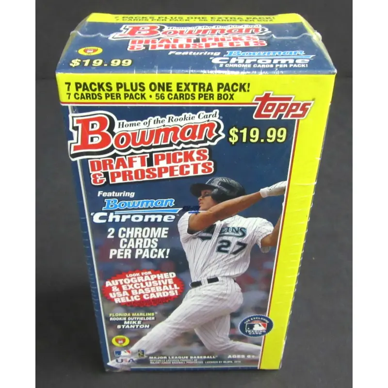 2010 Bowman Draft Picks & Prospects Baseball Blaster Box (8/7)