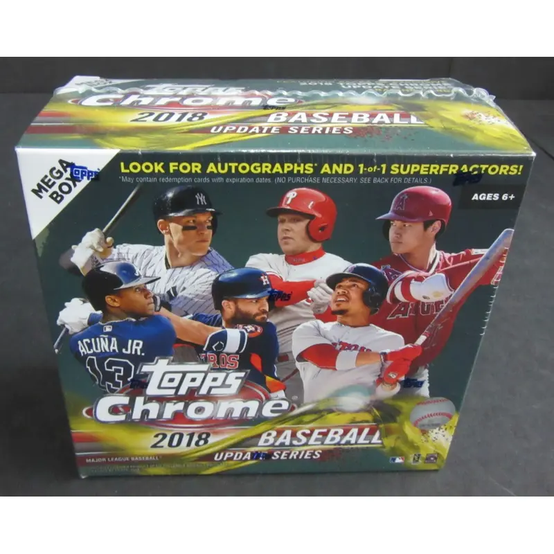2018 Topps Chrome Baseball Update Series Mega Box (7/4)