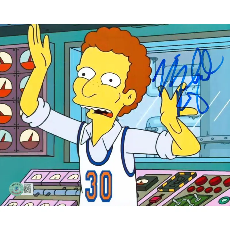 Michael Rapaport The Simpsons Authentic Signed 8x10 Photo BAS #BJ073767