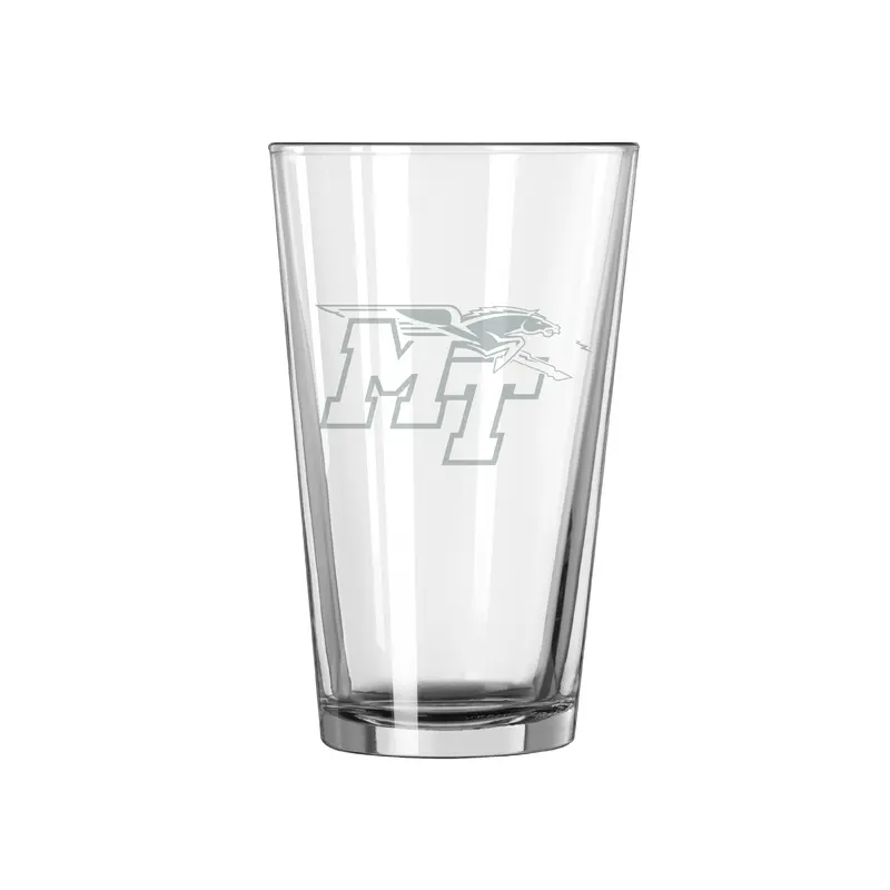 MTSU 16oz Frost Pint Glass