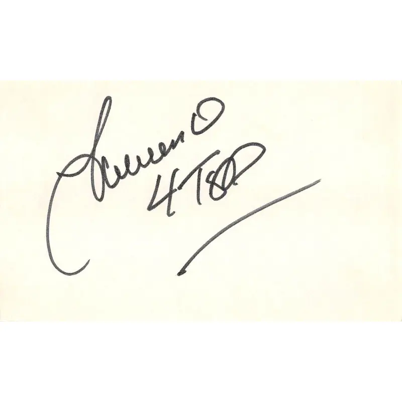 Lawrence Payton Four Tops Authentic Signed 3x5 Index Card BAS #BL96216
