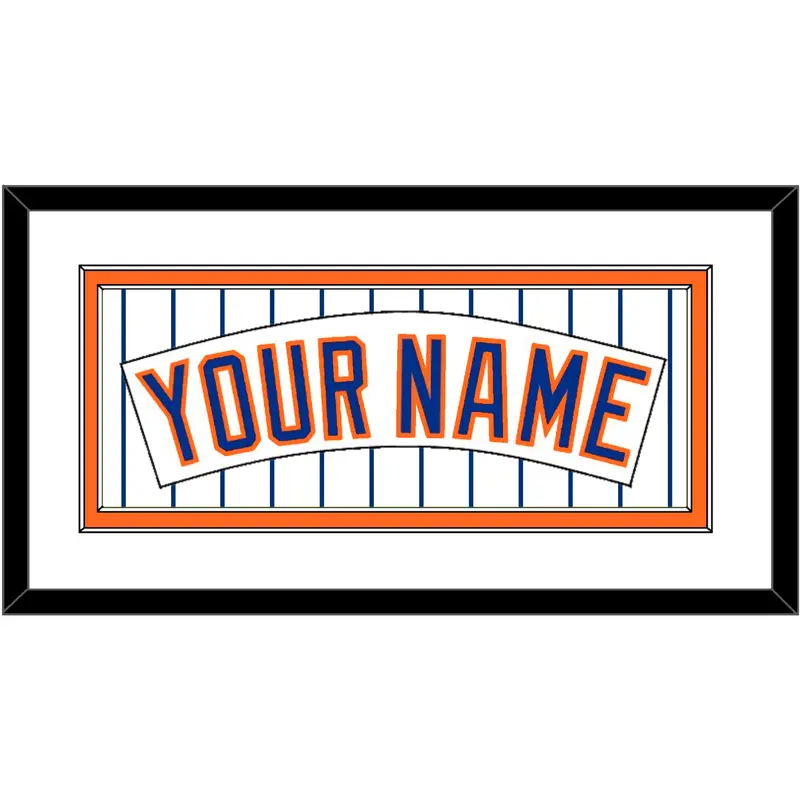 New York Nameplate - Home Pinstripes (1983-1986) - Double Mat 2