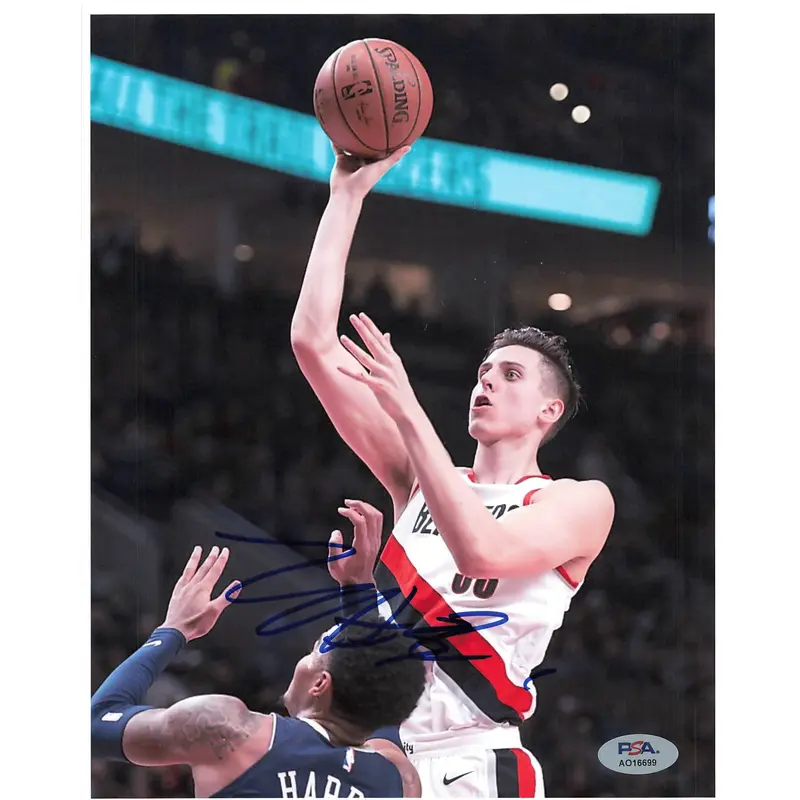Zach Collins signed 8x10 photo PSA/DNA Portland Gonzaga autographed Trail Blazers