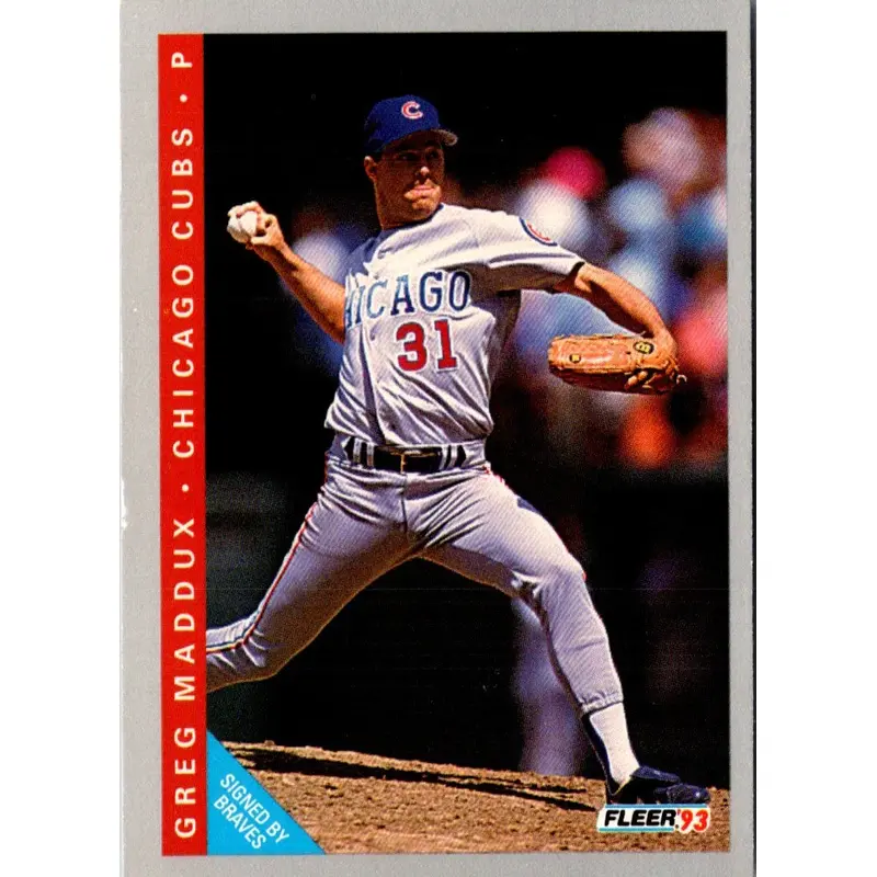 1993 Fleer Greg Maddux #380
