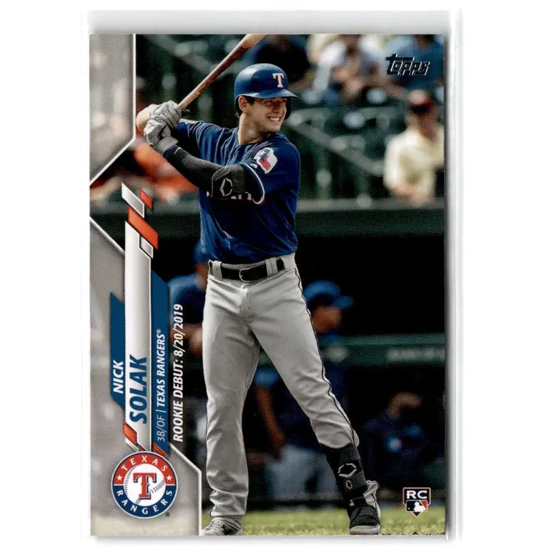 2020 Topps Update Gold Foil Nick Solak #U-149