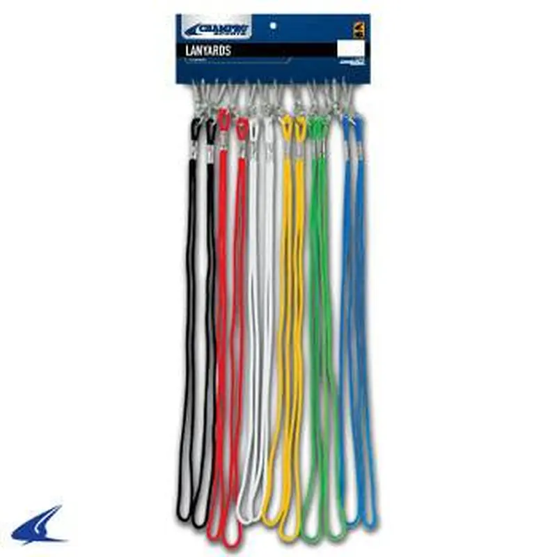 New Champro Whistle Lanyards- Assorted Colors