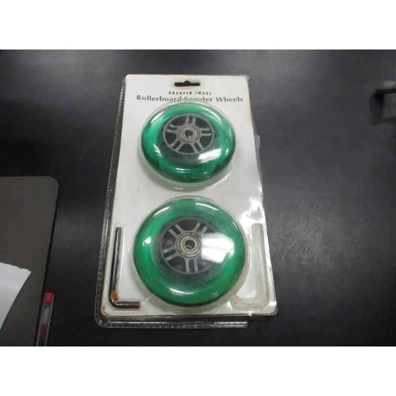 Sharper Image Rollerboard Scooter Wheels With LED Lights Green
