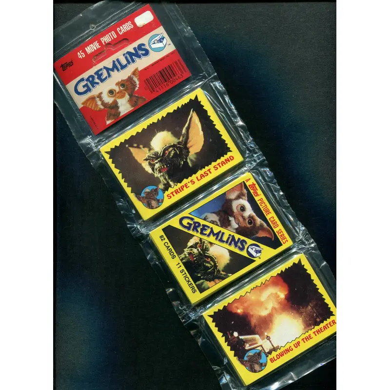 1984 Topps Gremlins Unopened Rack Pack (Authenticate)