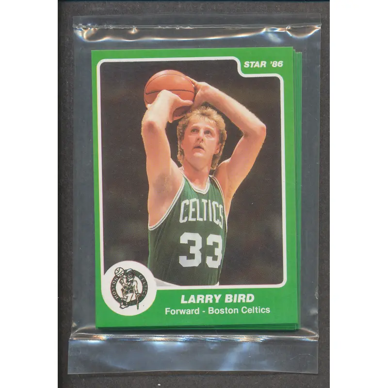 1985/86 Star Basketball Celtics Complete Green Set (Sealed)