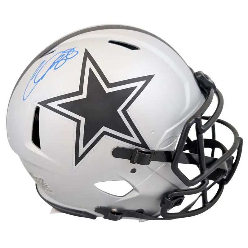 Cowboys CeeDee Lamb Signed Rave Full Size Speed Proline Helmet Fanatics