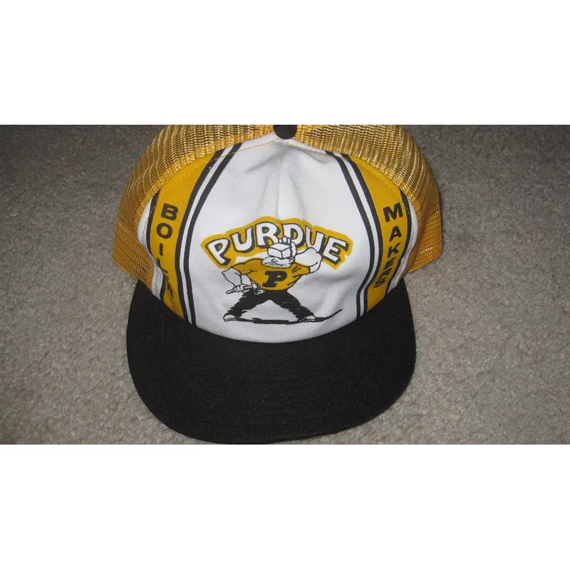 Vintage Purdue University Mesh Back Truckers Hat