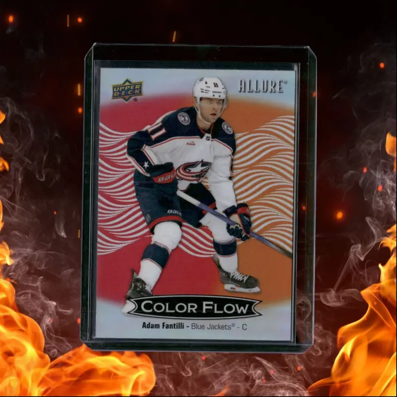 2024-25 Upper Deck Allure Adam Fantilli Color Flow Red Orange #CFL-1