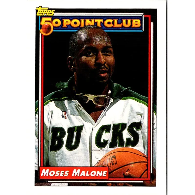 1992 Topps Moses Malone #208