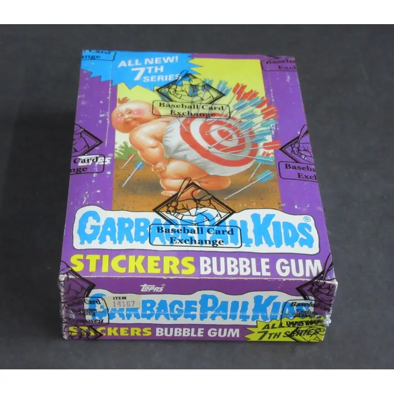 1987 Topps Garbage Pail Kids Series 7 Unopened Wax Box (w/ price) (Non) (BBCE)