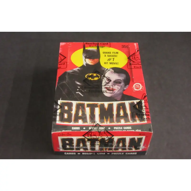 1989 OPC O-Pee-Chee Batman Unopened Series 1 Wax Box (Tape) (BBCE)