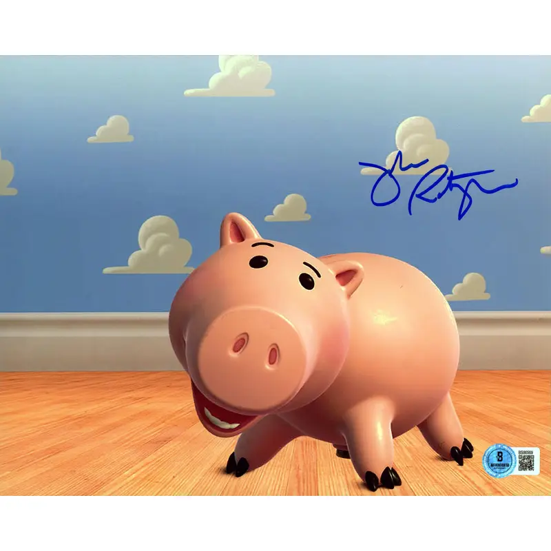 John Ratzenberger Toy Story Authentic Signed 8x10 Horizontal Photo BAS 8