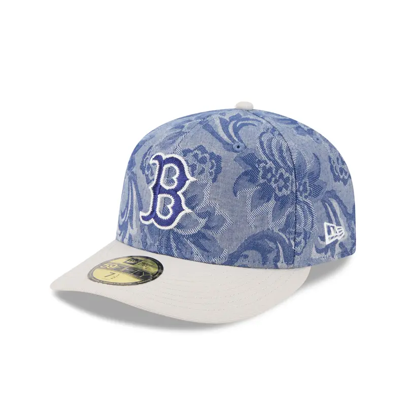 New Era - 59FIFTY Fitted Cap - Boston Red Sox - DENIM JAQUARD - Blue