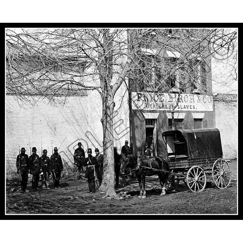 Slave Auction House 8X10 Photo - 1865 Alexandria Virginia - 2423