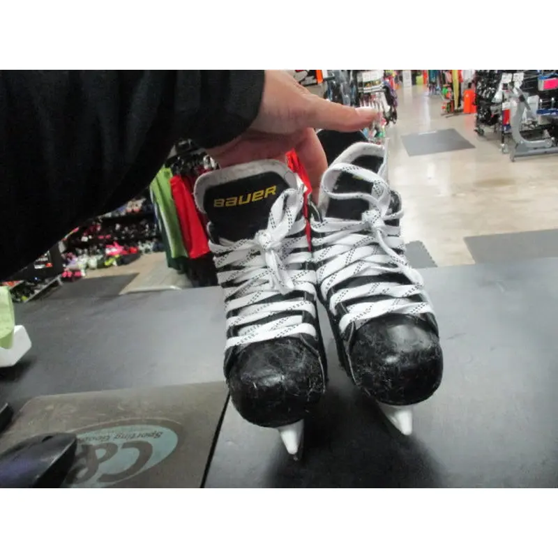 Used Bauer S140 Supreme Size Youth 12 Ice Hockey Skates