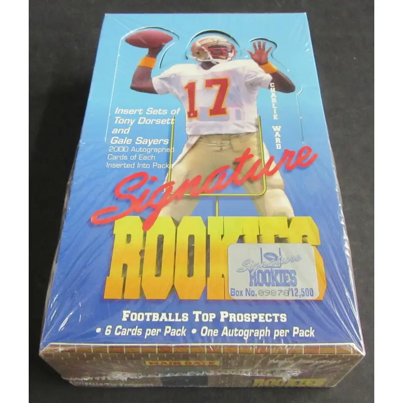 1994 Signature Rookies Football Unopened Box