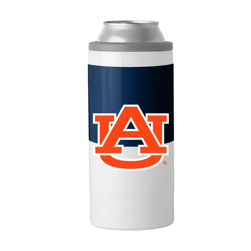 Auburn Colorblock 12oz Slim Can Coolie