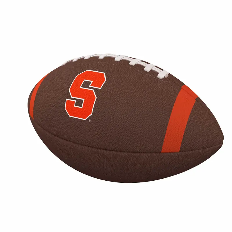 Syracuse Team Stripe Official-Size Composite Football