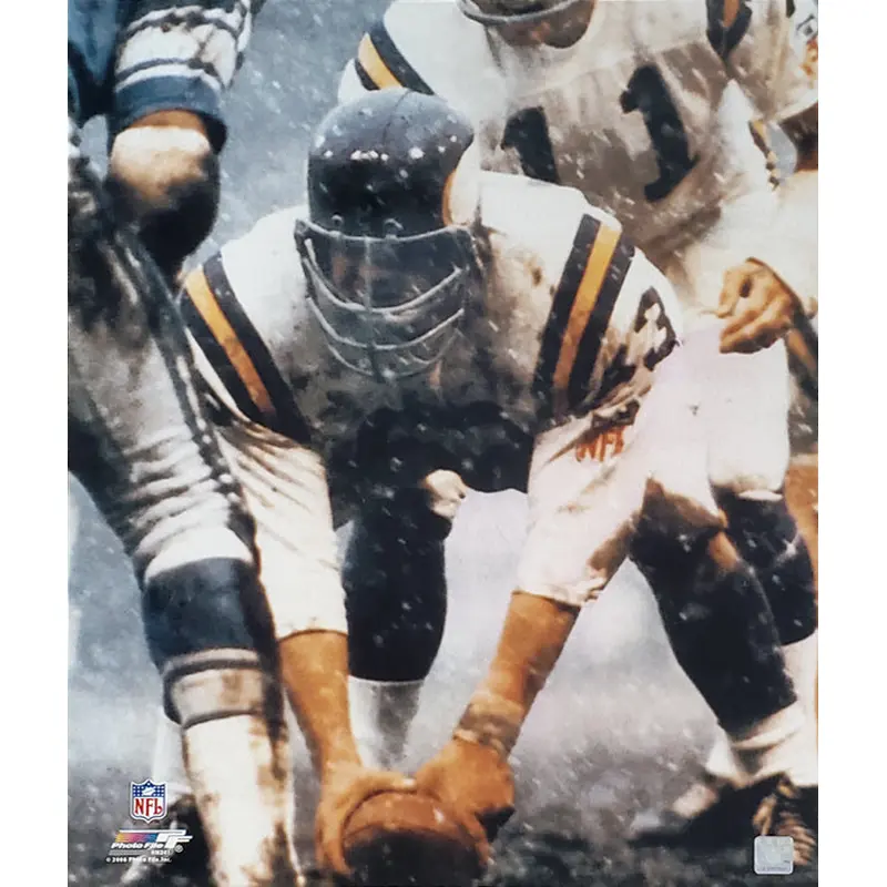 Mick Tingelhoff "Center in Snow" (1969) Minnesota Vikings Premium Poster Print - Photofile