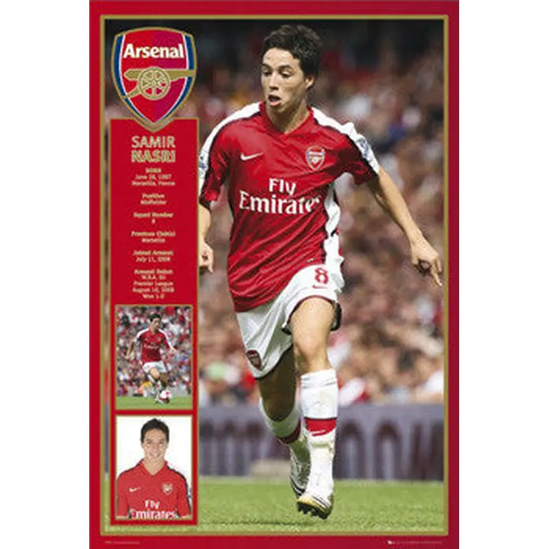 Samir Nasri "Young Gun" Arsenal FC Poster - GB Eye 2008