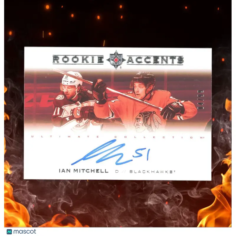 2020-21 Upper Deck Ultimate Ian Mitchell Accents Rookie Auto 04/99 #RA-IM