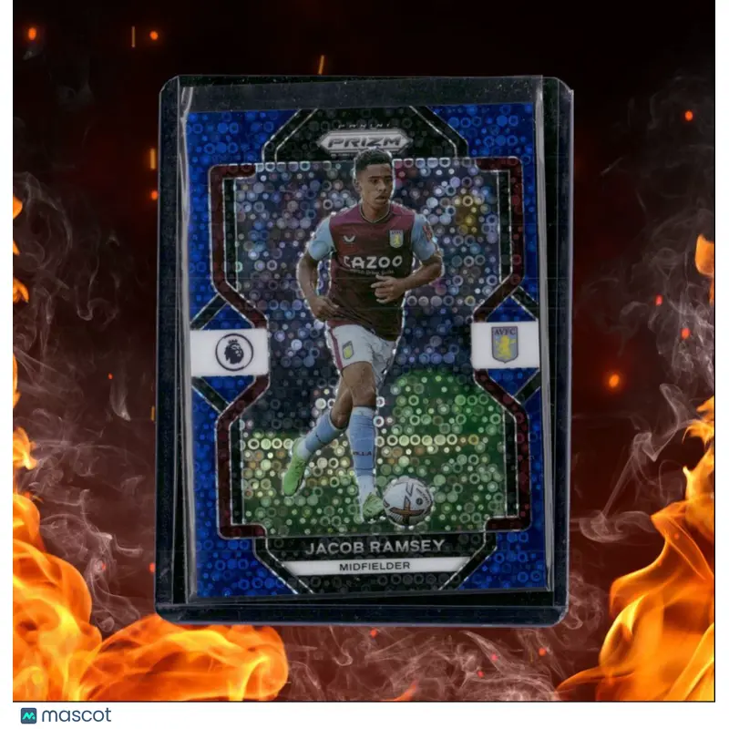 2022 Panini Prizm EPL Jacob Ramsey Blue Fast Break Disco Prizm 52/75 #282