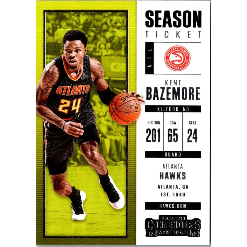 2017 Panini Contenders Kent Bazemore #79