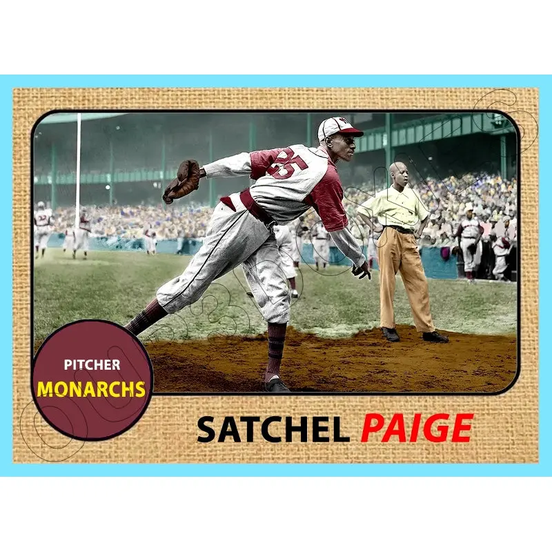 Satchel Paige 1968 Topps Custom Card - 4506