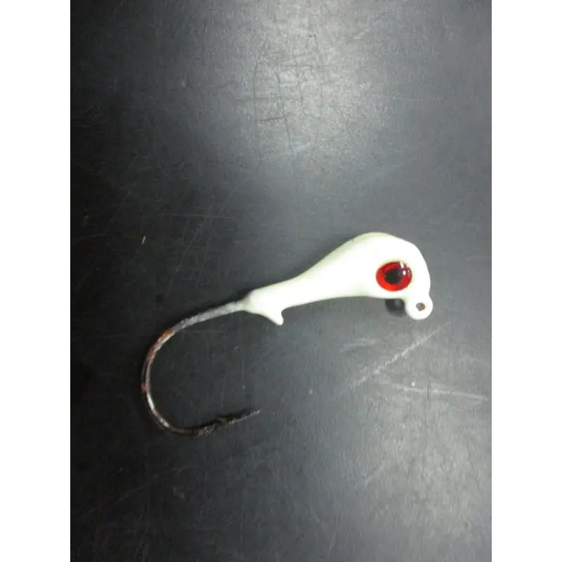 Used White Weighted Eye Jig