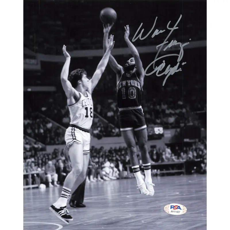 Walt Frazier signed photo PSA/DNA New York Knicks Autographed