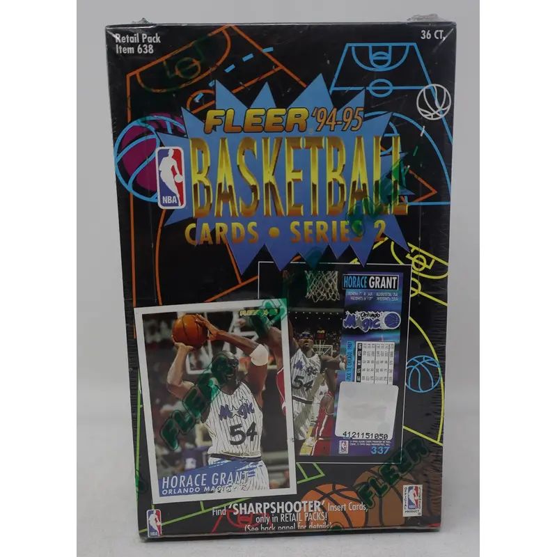 1994/95 Fleer Basketball Series 2 Box (Retail) (36/12)