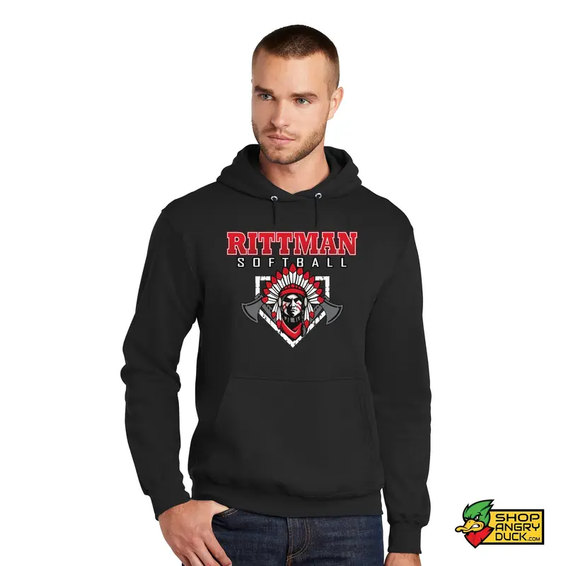 Rittman Indians Softball Hoodie 05