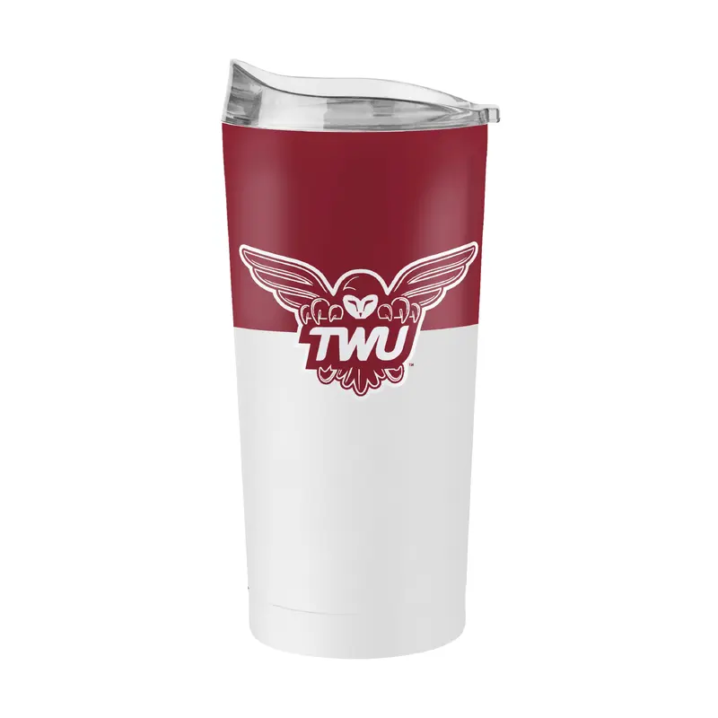 Texas Womens University 20oz Colorblock Powder Coat Tumbler
