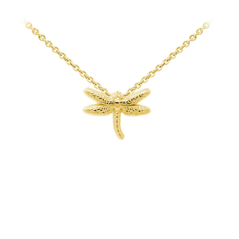 Dragonfly Sterling Silver Dainty Necklace