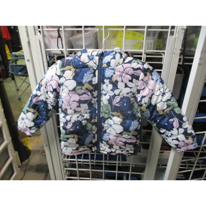 New Pulse Nova Preschool Snow Jacket Youth Size Medium ( 6) - Floral Navy