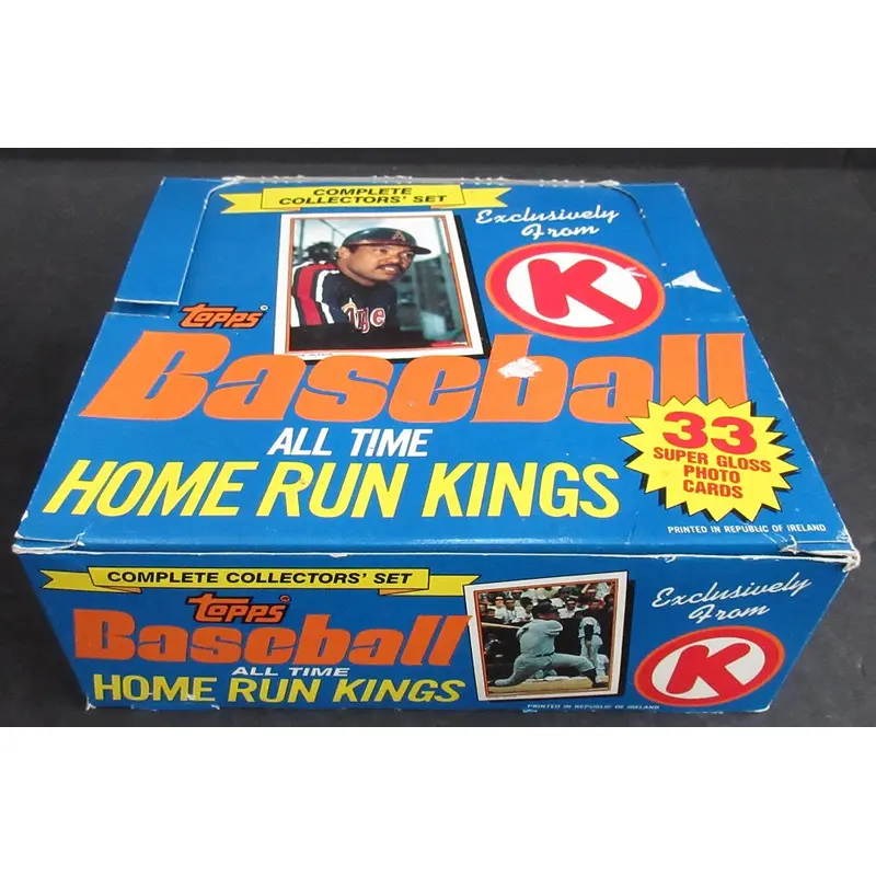 1985 Topps Baseball Circle K Home Run Kings Factory Set Box (24 Sets)