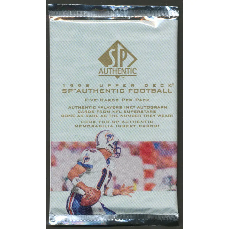 1998 Upper Deck SP Authentic Football Unopened  Pack (Hobby)