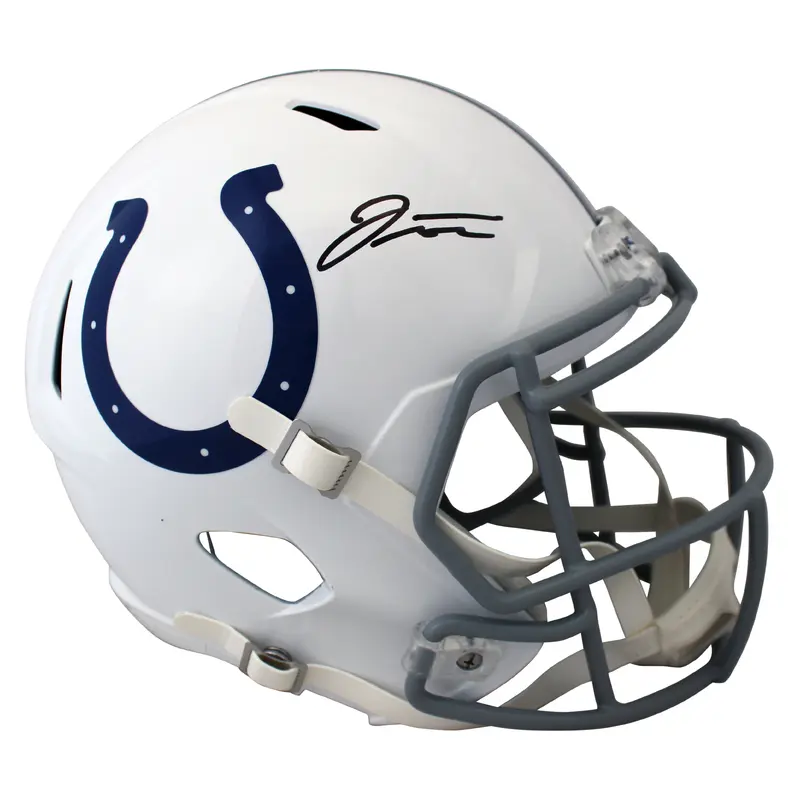 Colts Jonathan Taylor Authentic Signed Full Size Speed Rep Helmet Fanatics COA