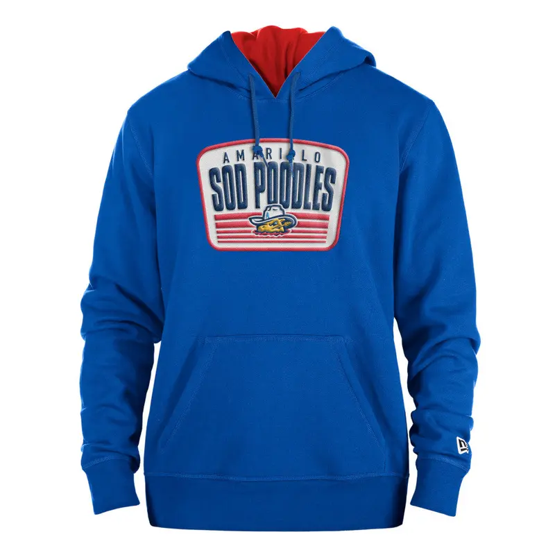 Amarillo Sod Poodles NE Patch and Game Back Hoodie