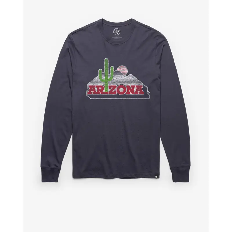 ARIZONA WILDCATS CACTUS VINTAGE PREMIER '47 FRANKLIN LONG SLEEVE TEE