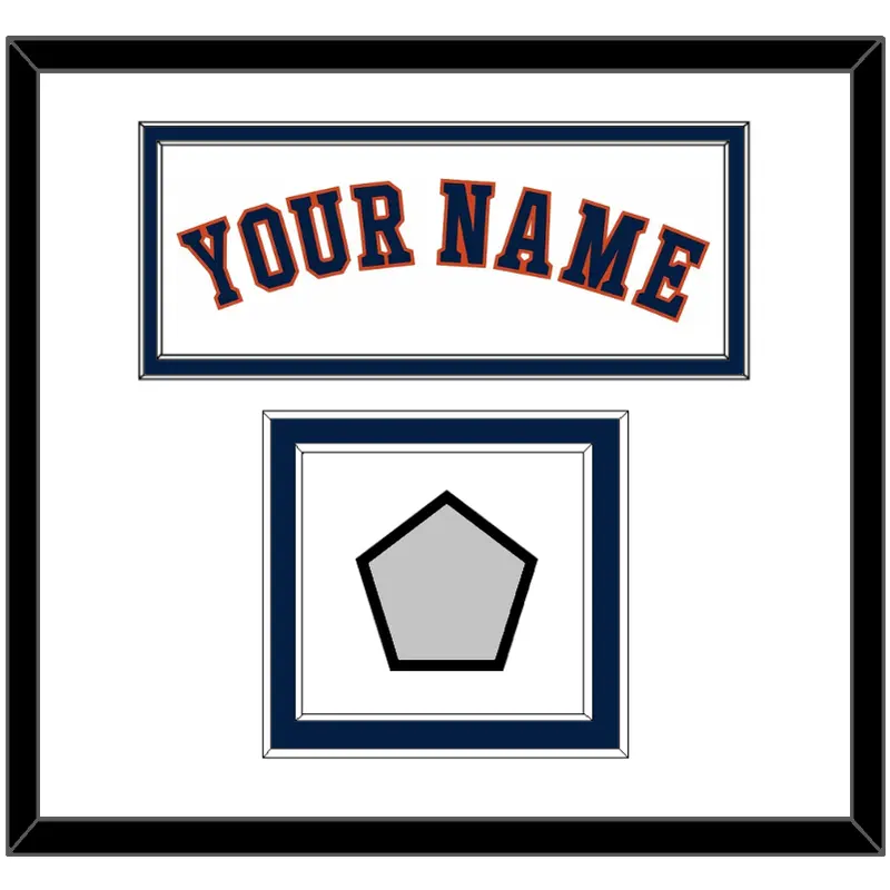 Houston Name & World Series Champions Patch - Home White - Double Mat 1