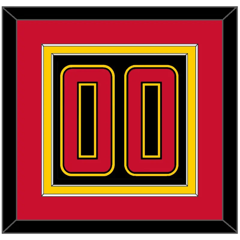 Maryland Basketball Number - Road Black (2013-2015) - Double Mat 3