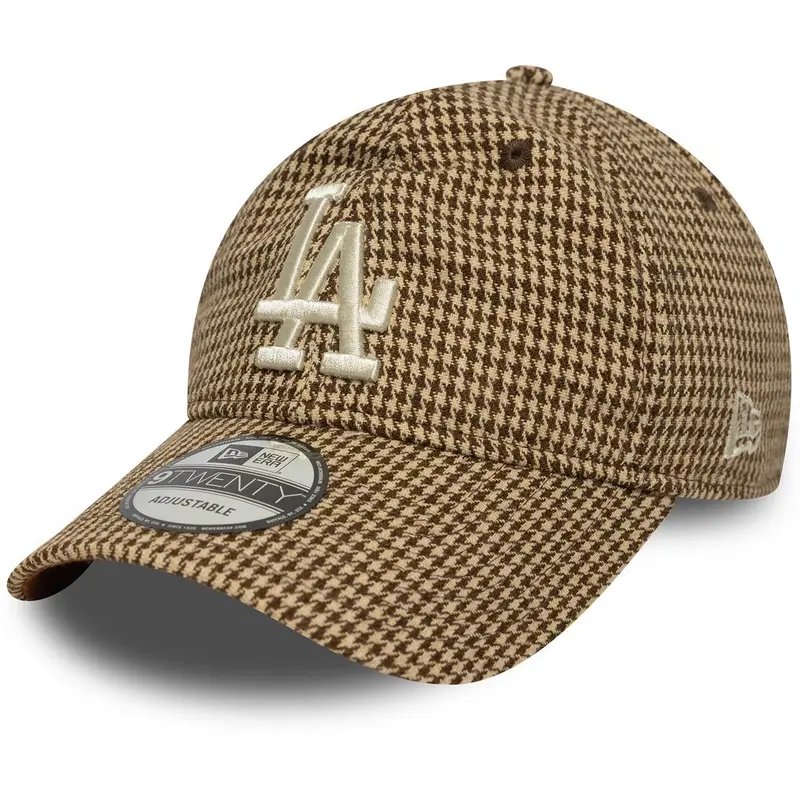 New Era - 9TWENTY - HOUNDSTOOTH - Los Angeles Dodgers - Brown