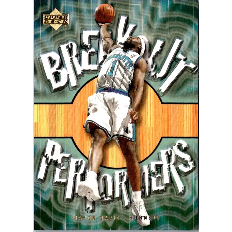 2001 Upper Deck Breakout Performers Baron Davis #BP4
