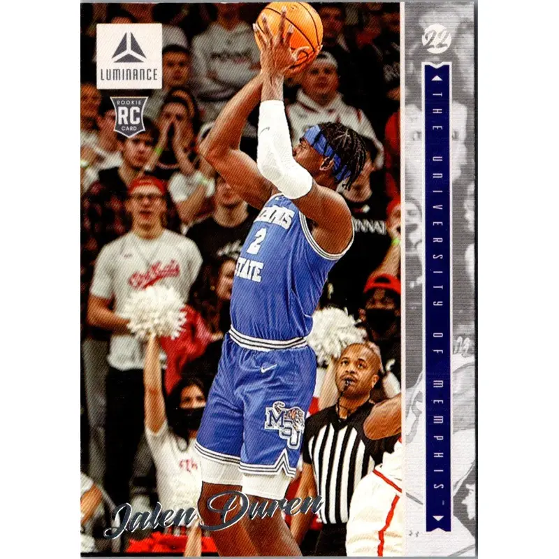 2022 Panini Chronicles Draft Picks Luminance Jalen Duren #38